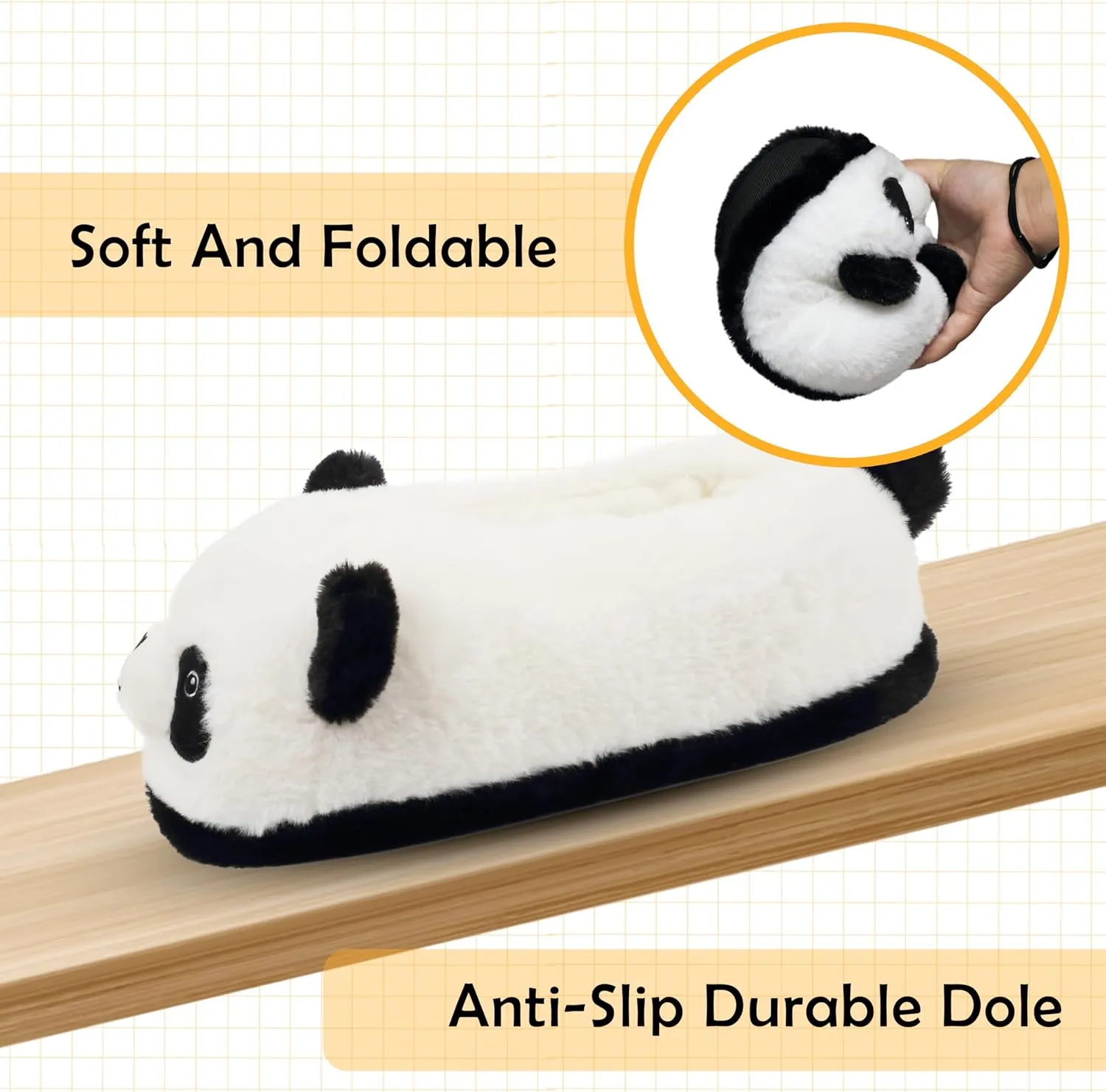 Novelty Women Animal Slippers Cute Soft Plush House Shoes Fluffy Warm Slippers Cartoon Gifts for Birthday Christmas