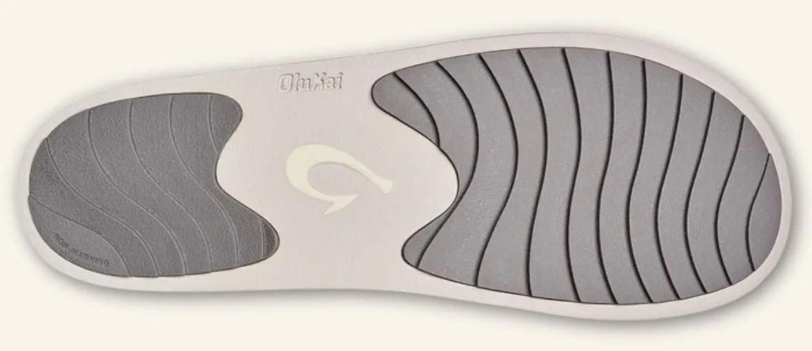 Olukai Fog/Mist Grey Ku'i Women's Slip On Slippers 20457-7BDW