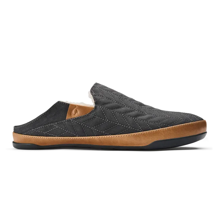 OluKai Men's Hanohano Waxed Canvas Slippers