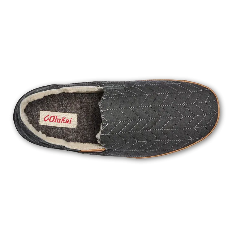 OluKai Men's Hanohano Waxed Canvas Slippers