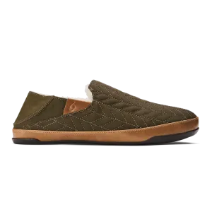 OluKai Men's Hanohano Waxed Canvas Slippers