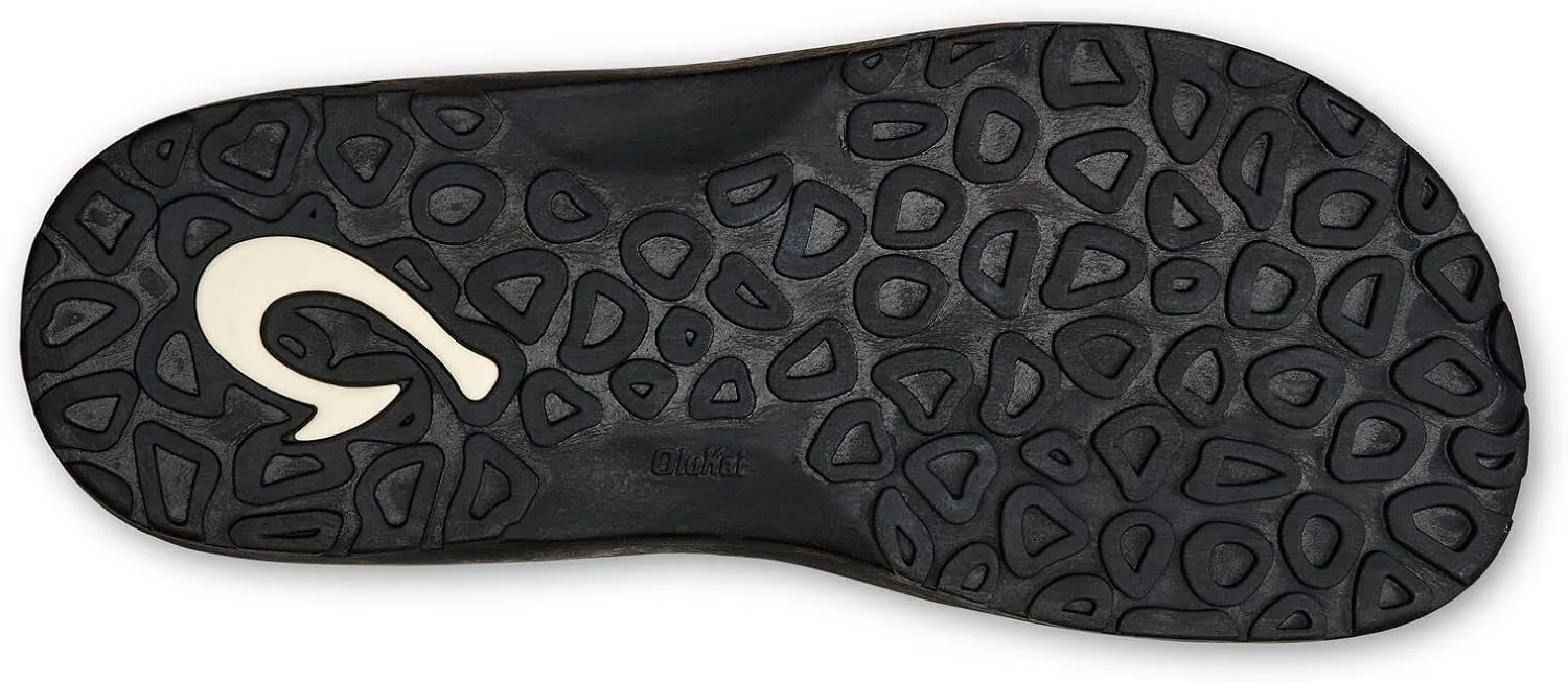 OLUKAI Ohana Men's Beach Sandals, Water Resistant Flip Flops, Arch Support & Comfort Fit, Lightweight & Durable, Enhanced Grip & Traction