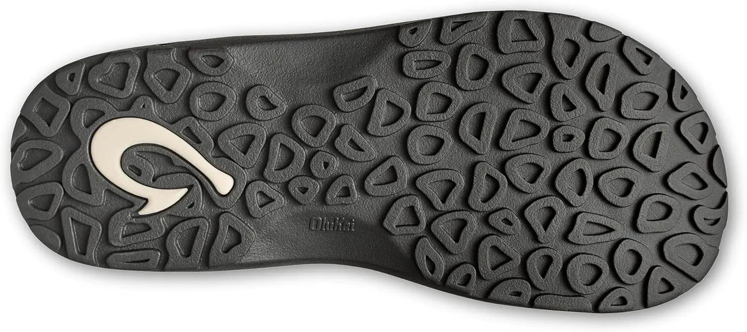 OLUKAI Ohana Men's Beach Sandals, Water Resistant Flip Flops, Arch Support & Comfort Fit, Lightweight & Durable, Enhanced Grip & Traction