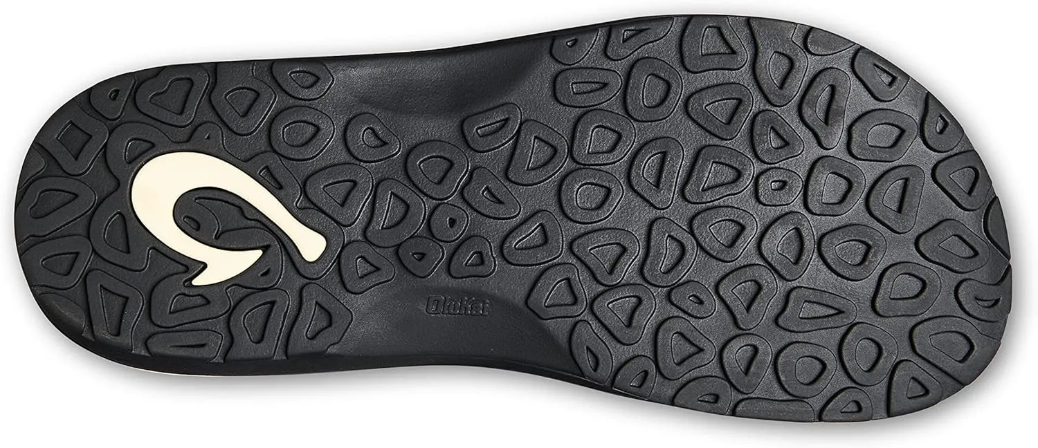 OLUKAI Ohana Men's Beach Sandals, Water Resistant Flip Flops, Arch Support & Comfort Fit, Lightweight & Durable, Enhanced Grip & Traction
