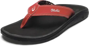 OLUKAI Ohana Men's Beach Sandals, Water Resistant Flip Flops, Arch Support & Comfort Fit, Lightweight & Durable, Enhanced Grip & Traction