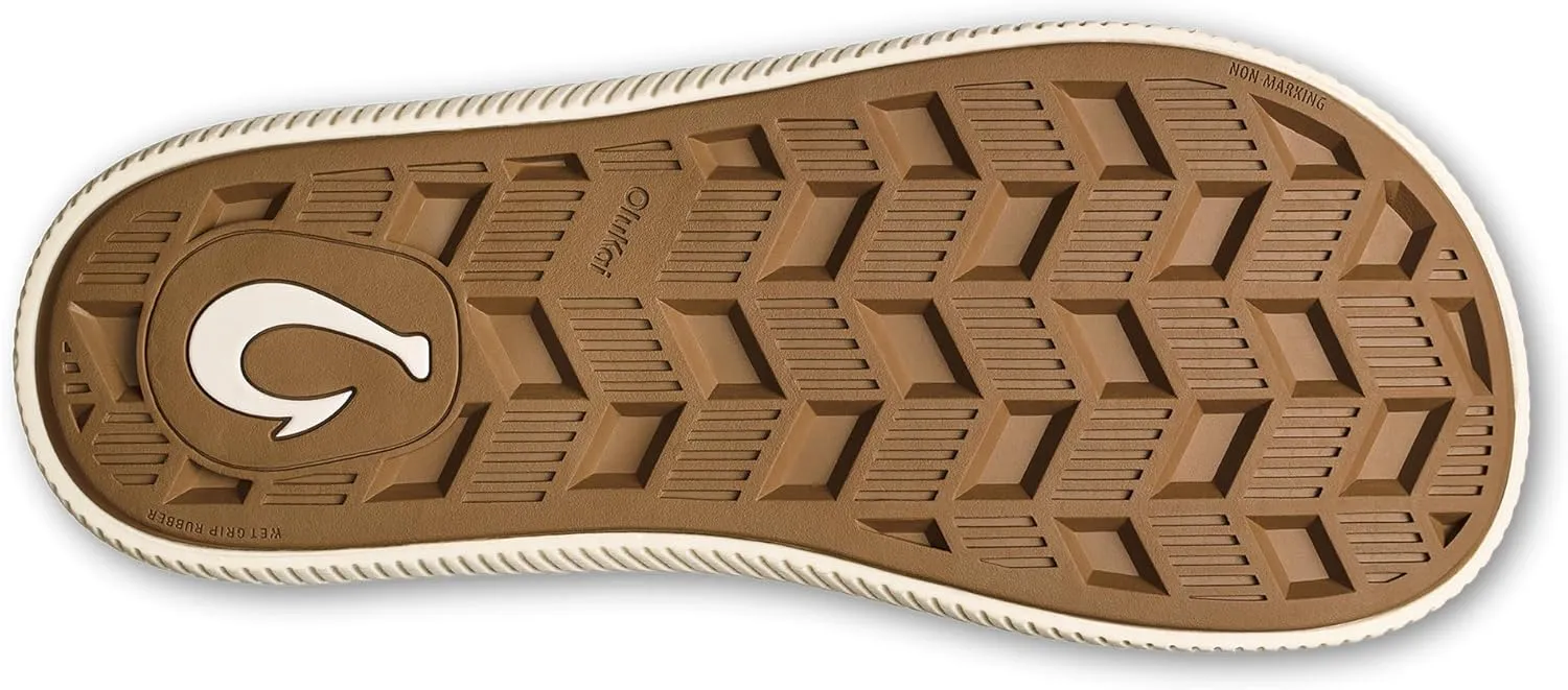 OLUKAI Ulele Men's Beach Sandals, Water Resistant Flip Flops, Arch Support & Comfort Fit, Lightweight & Durable, Enhanced Grip & Traction