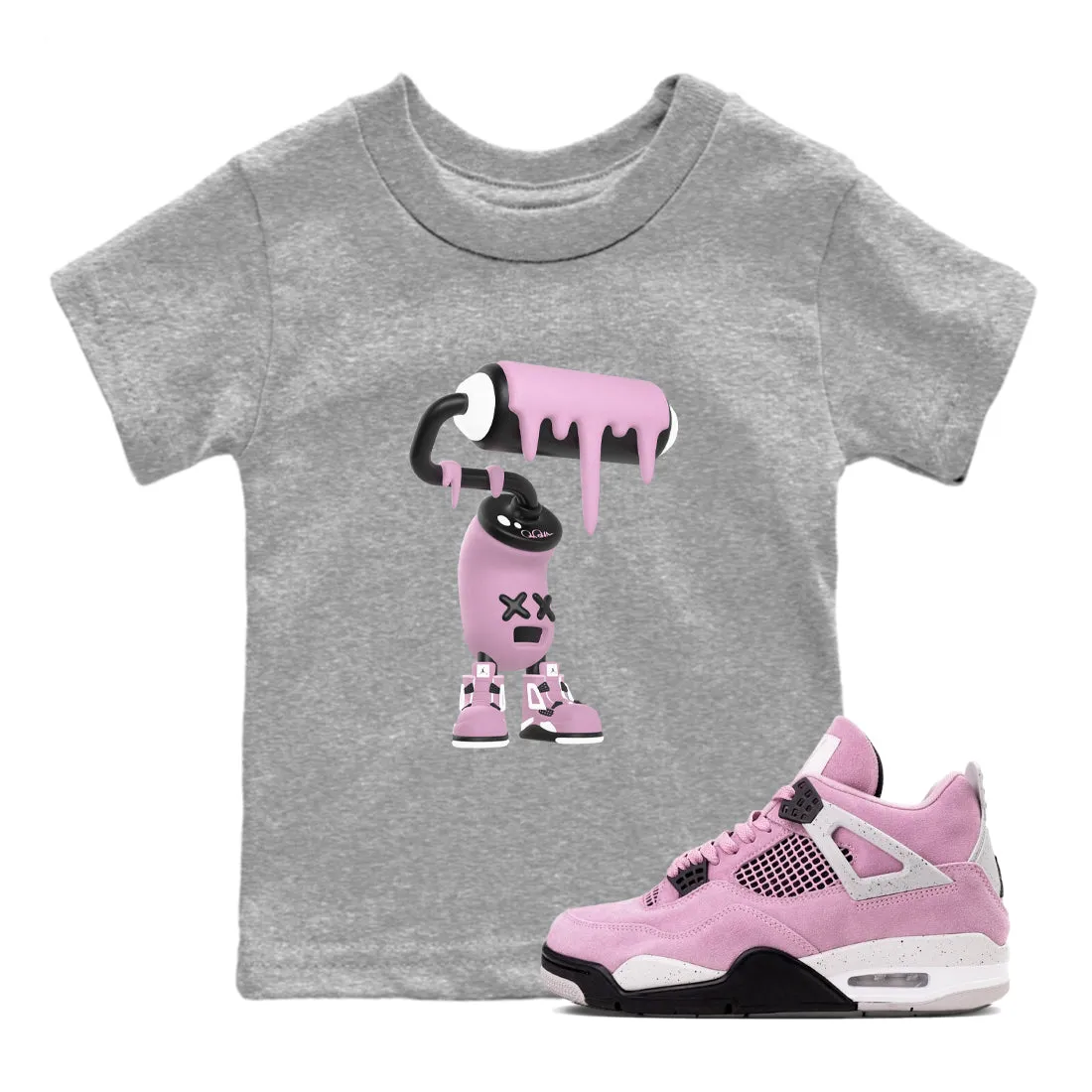 Orchid Efficient customer service Customer-favorite 3D Jordan - Air Paint SNRT 4 Tees Roller Sneaker Kids