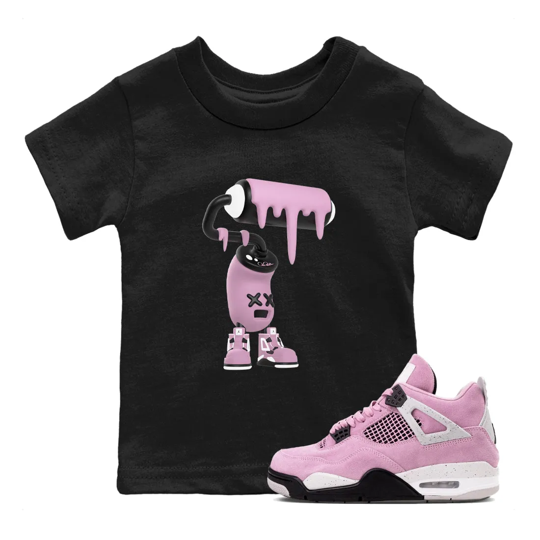 Orchid Efficient customer service Customer-favorite 3D Jordan - Air Paint SNRT 4 Tees Roller Sneaker Kids