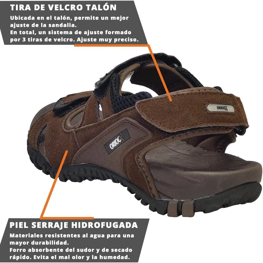 Oriocx Autol - Water resistant hiking sandals, light and comfortable trekking sandals - Men