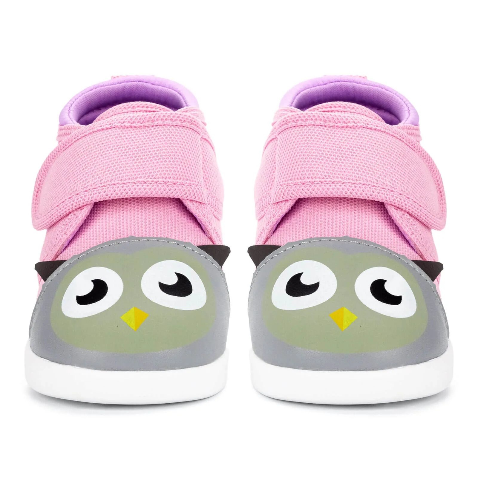 Owl Squeaky Toddler Shoes | Pink