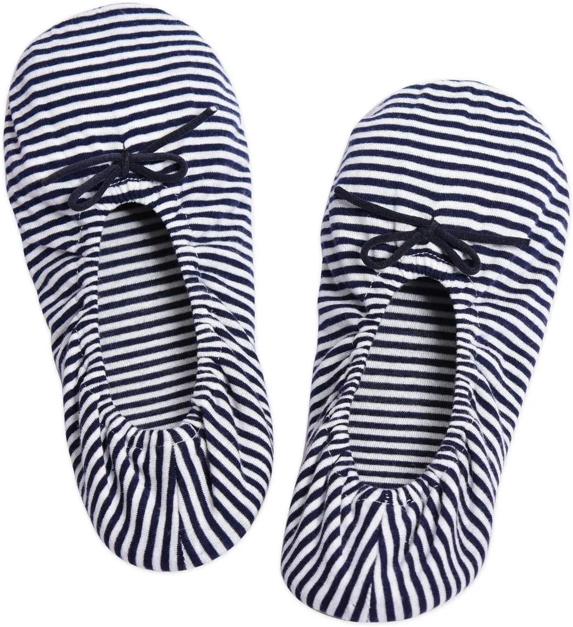Panda Bros Women's Ballerina House Slippers,Anti-Skid Comfy Warm Ballet Style Slippers