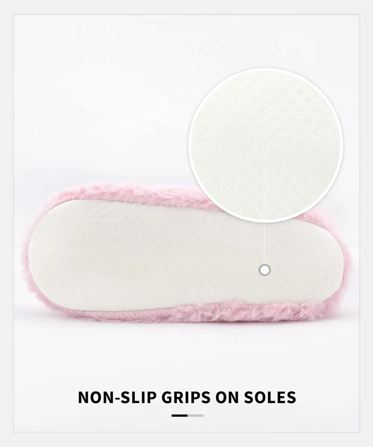 Panda Bros Women's Slipper Sock Indoor Super Soft Warm Fuzzy Lined Booties Slippers, Winter Fluffy House Socks with Grippers
