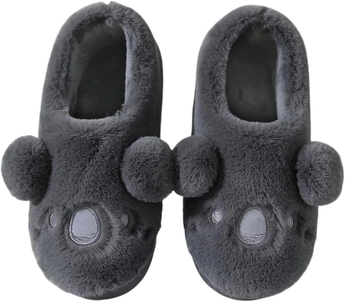Pantuflas Cute Koala Animal Slippers for Women Men Warm Soft Fluffy Fuzzy House Shoes Fashion Indoor Outdoor Comfy Slippers Zapatillas Creative Gift