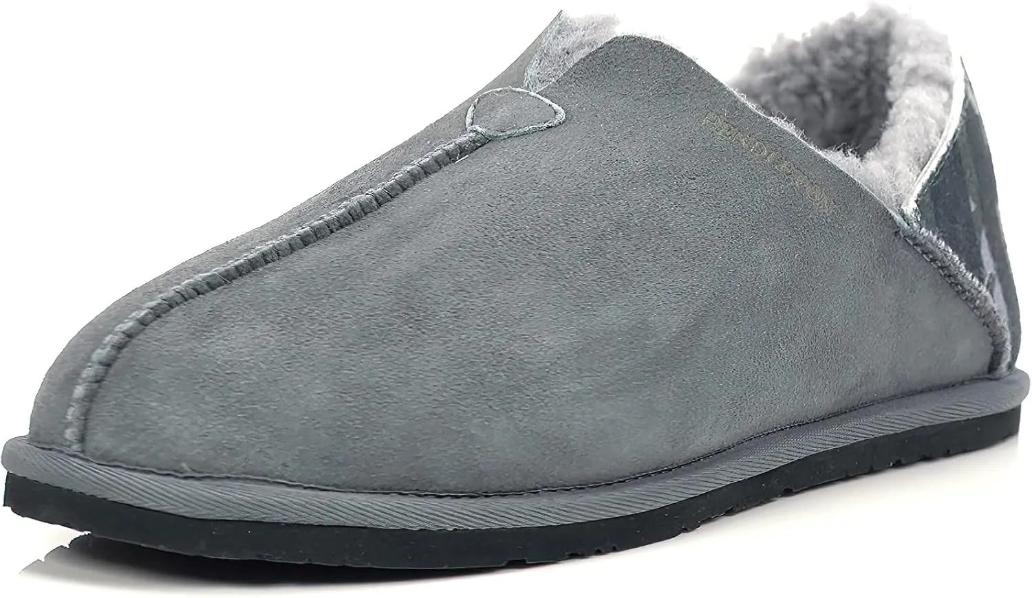 PENDLETON Men's Couch Cruiser Slippers – Double-Face Shearling with Patterned Collapsible Heels and Indoor/Outdoor Sole