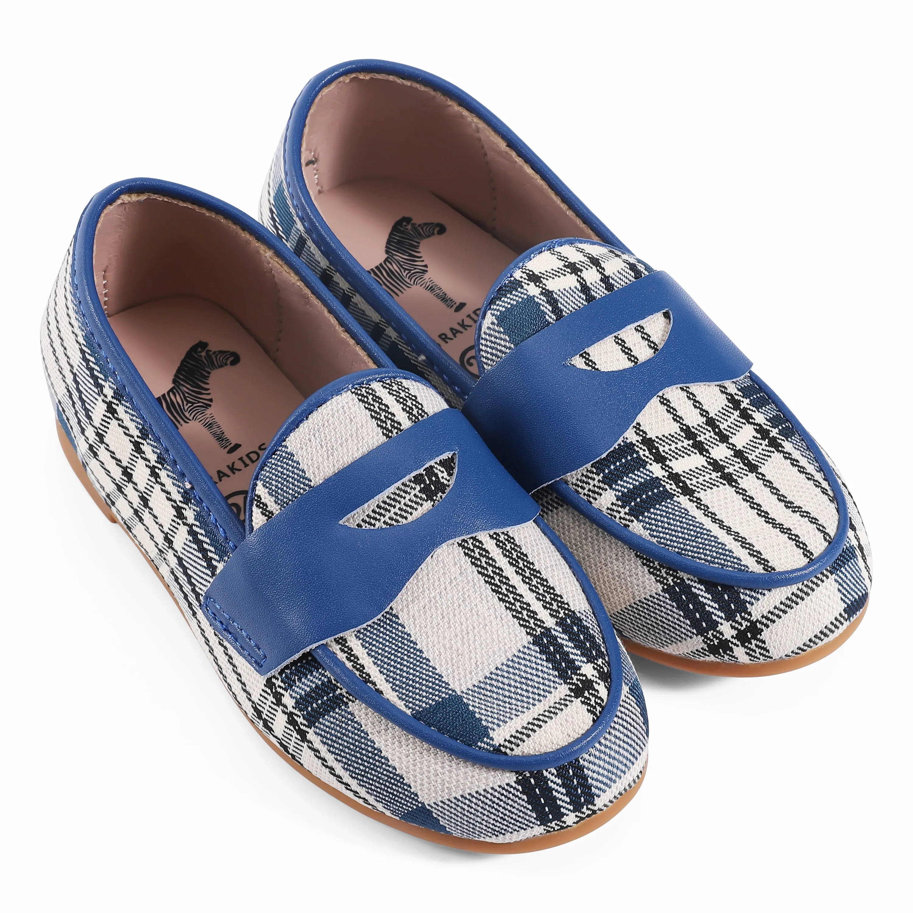 Plaid Penny Loafer - Hard Sole