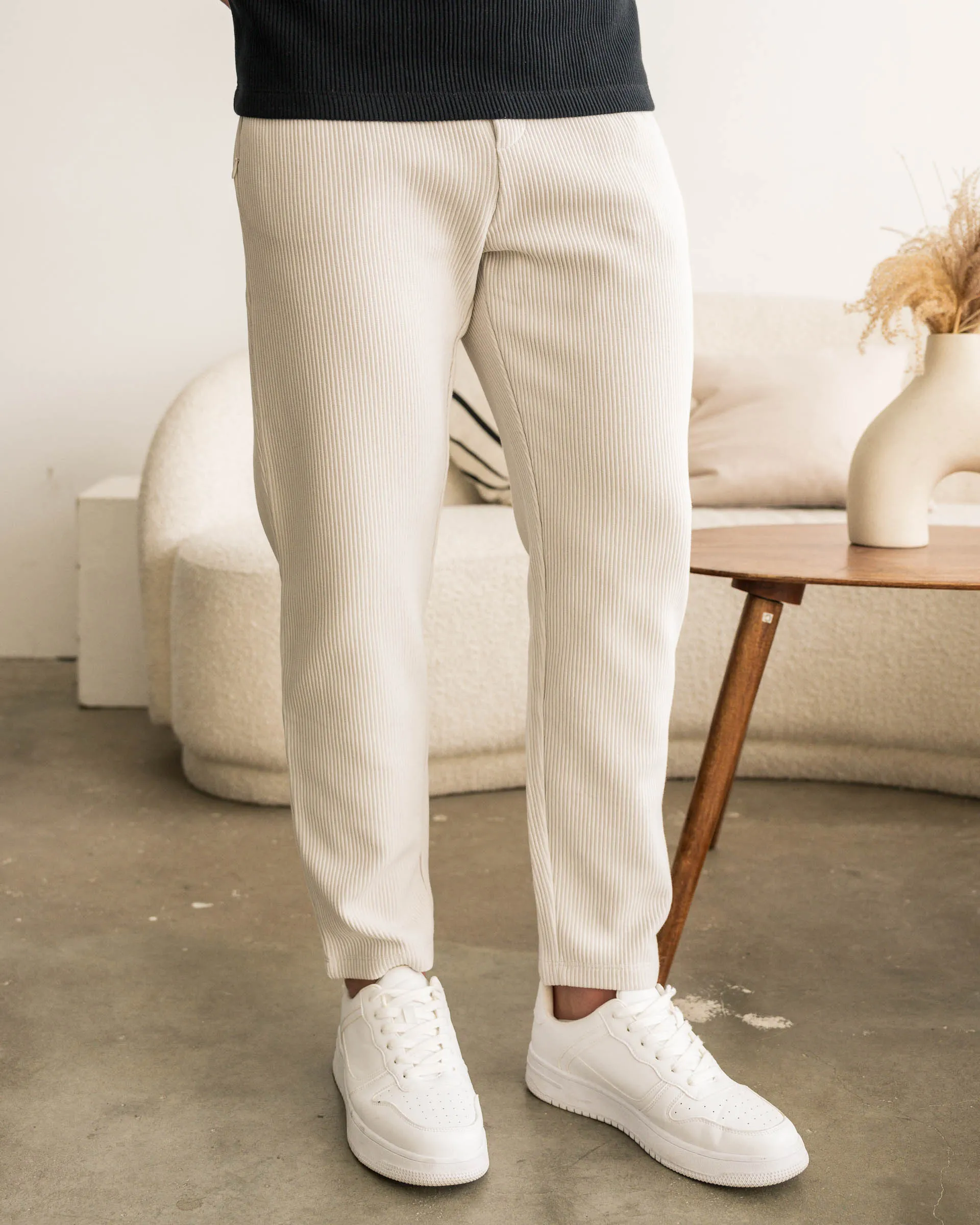Plissee Pants (Stone)