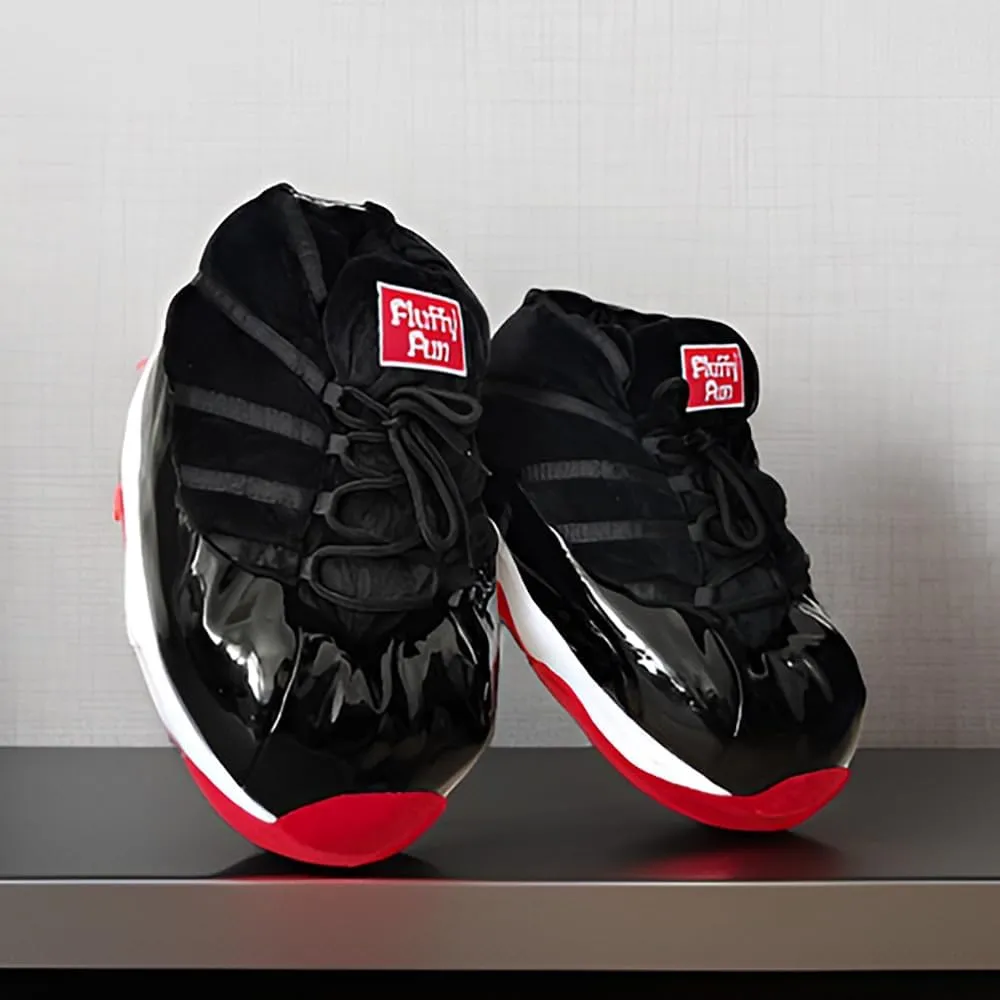 Plush Sneaker Slippers Men/Women L/XL (8.5-13)