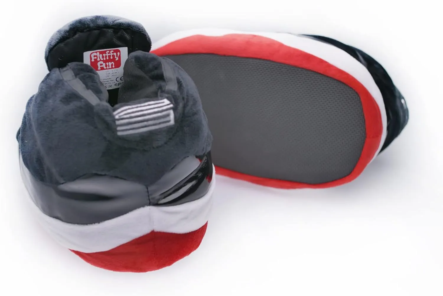 Plush Sneaker Slippers Men/Women L/XL (8.5-13)