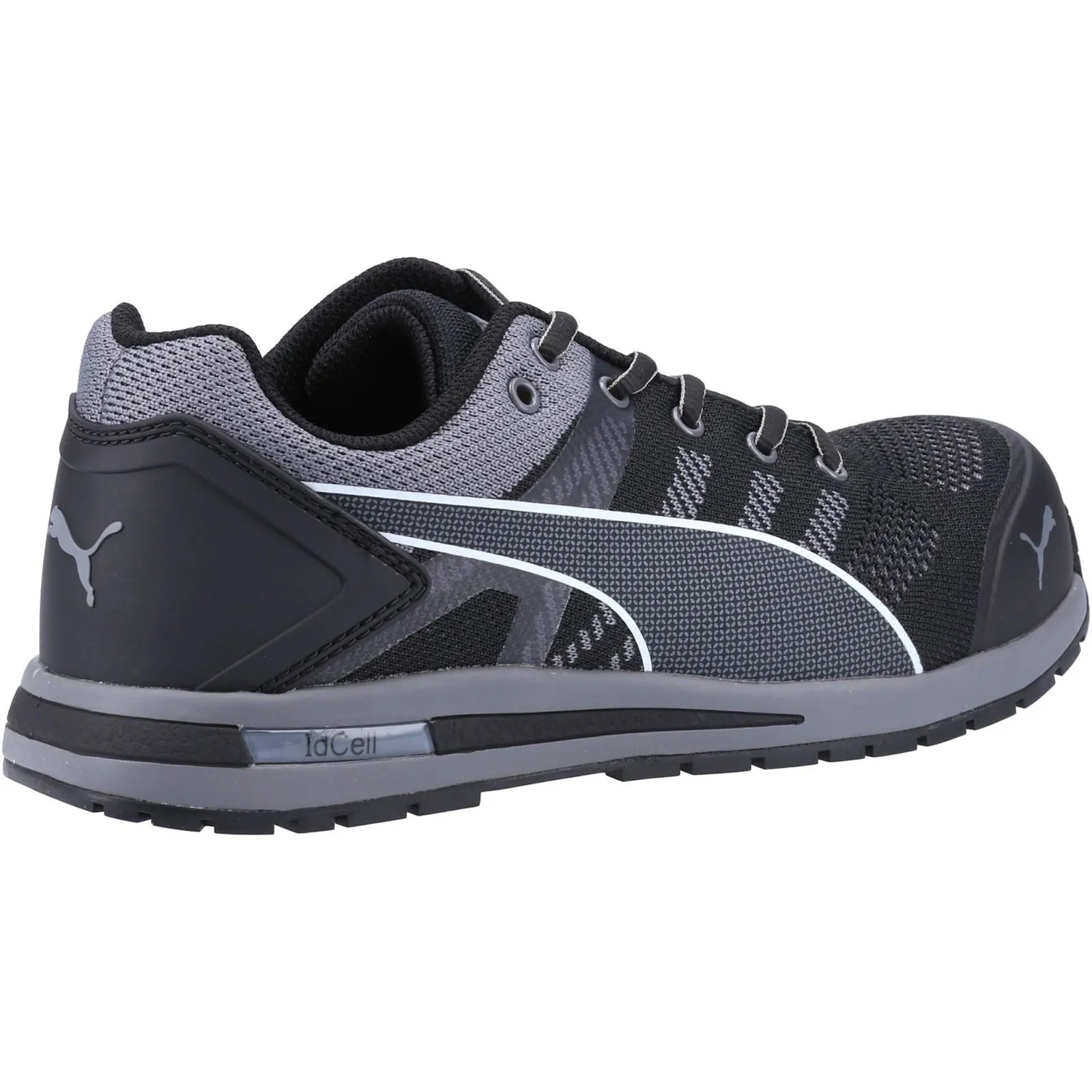 Puma Safety Men's Elevate Knit LOW S1 Safety Trainer in Black