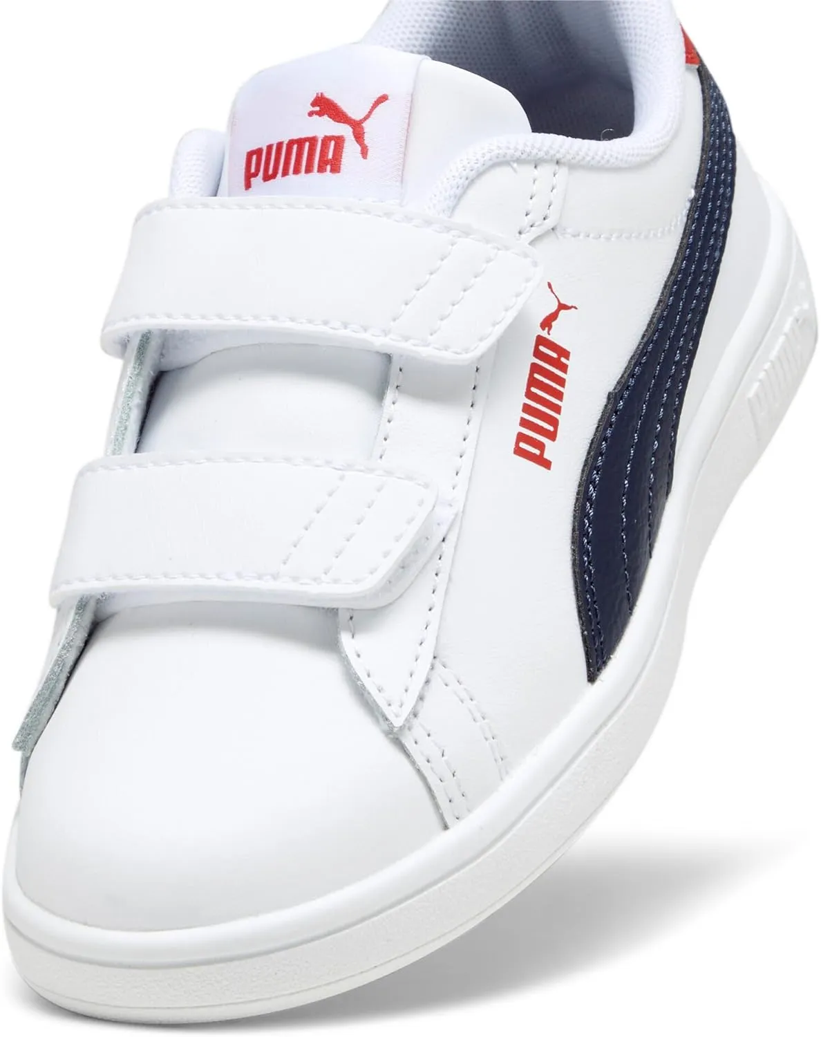 PUMA Unisex-Child Smash Hook and Loop Sneaker