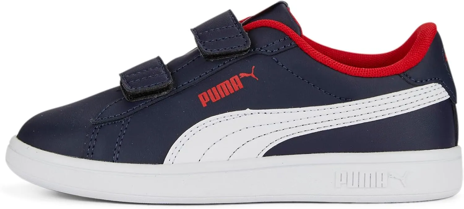 PUMA Unisex-Child Smash Hook and Loop Sneaker