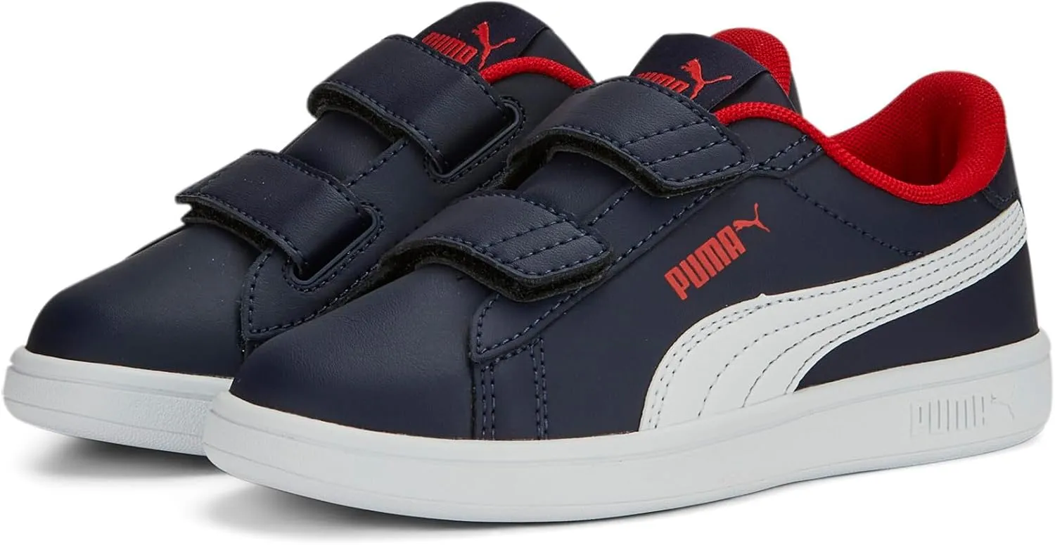 PUMA Unisex-Child Smash Hook and Loop Sneaker