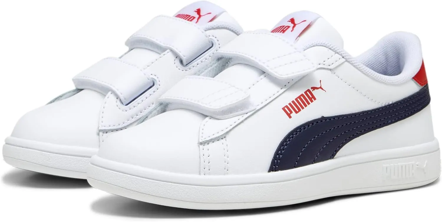 PUMA Unisex-Child Smash Hook and Loop Sneaker