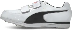 PUMA Unisex Technical Sport Track and Field Shoe, White Black Lava Blast, 12.5 US Women