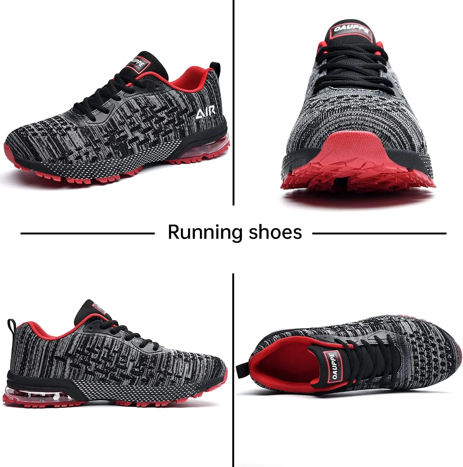 QAUPPE Mens Air Running Shoes Athletic Trail Tennis Sneaker (US7-12.5 D(M)