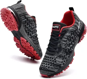 QAUPPE Mens Air Running Shoes Athletic Trail Tennis Sneaker (US7-12.5 D(M)