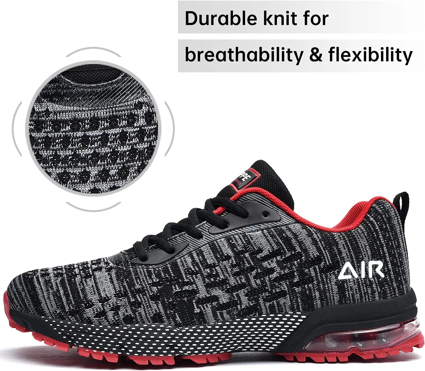 QAUPPE Mens Air Running Shoes Athletic Trail Tennis Sneaker (US7-12.5 D(M)