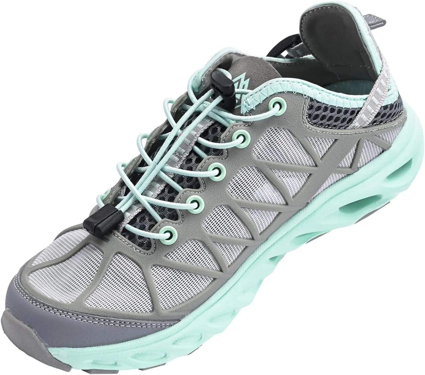 Queday Men's Women's Amphibious Water Shoes Closed Toe Hiking Sandals Summer Outdoor Water Sandal Non-Slip River Shoes Quick Drying Aqua Shoes