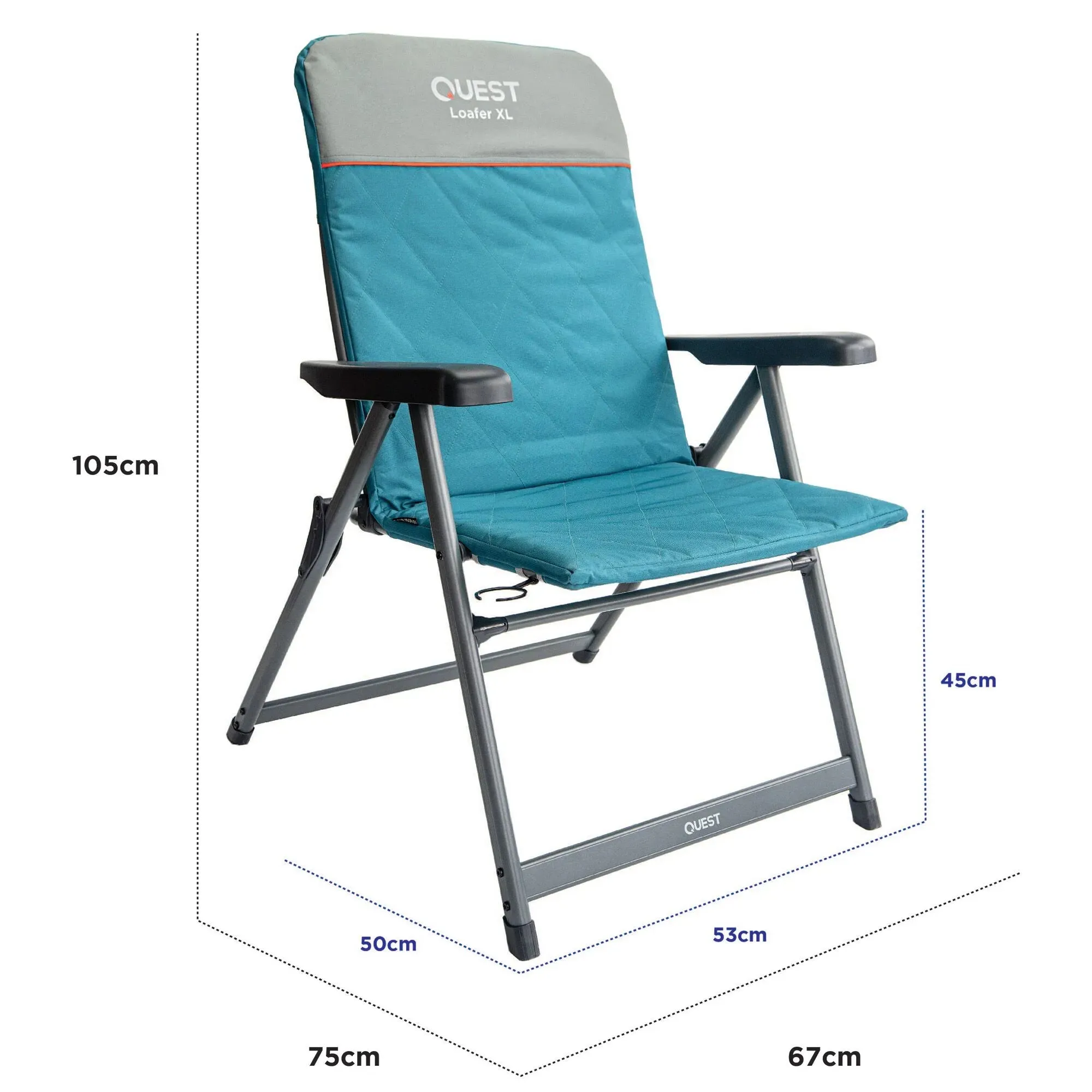 Quest Outdoors Loafer Camp Chair (X-Large)