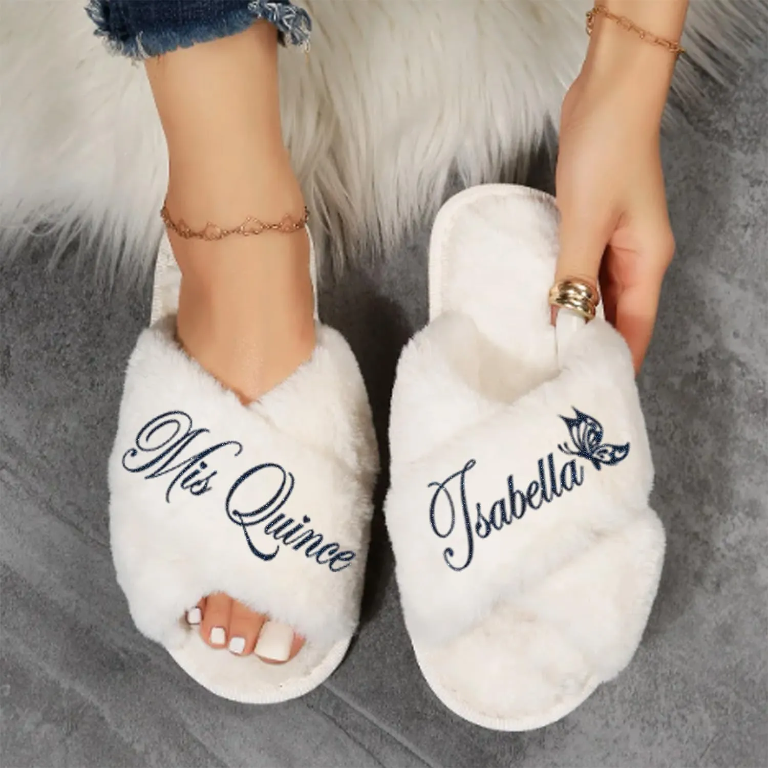 Quinceanera Robes and Slippers Set for Mis XV Anos and the Entire Quince Squad, Robes for Mama de la Quince, Abuela, Hermana and More, A Great Bundled Quinceanera Gift, Wine/Burgundy L/XL