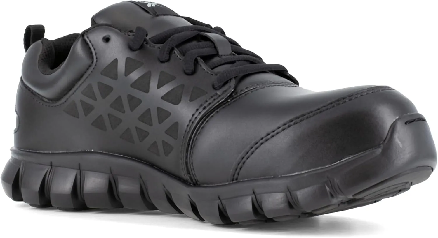 Reebok Men's Rb4046 Sublite Cushion Work Safety Athletic Alloy Toe with Cushguard Shoe Black