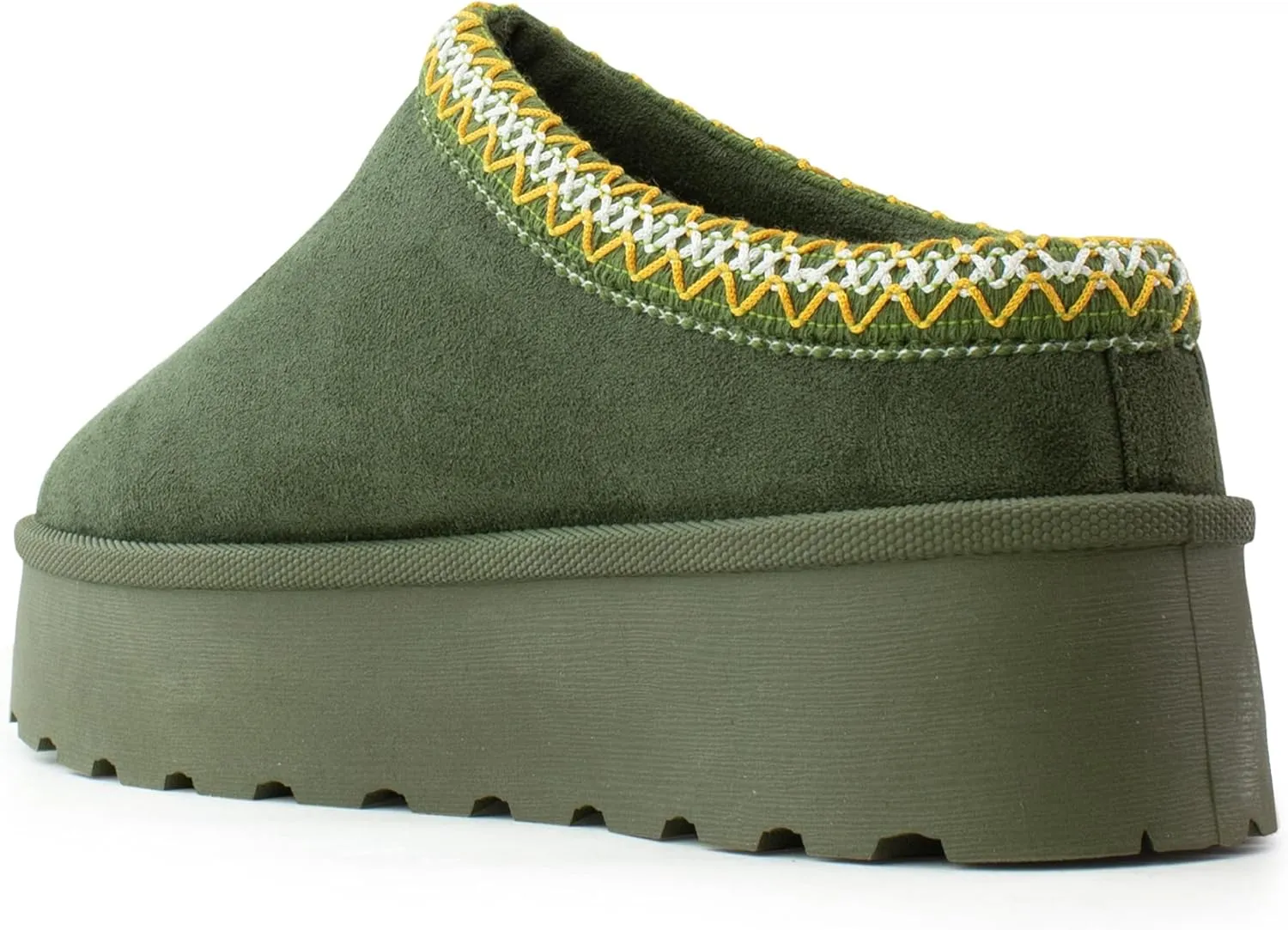 RF ROOM OF FASHION Women's Platform Shearling Mule Clog