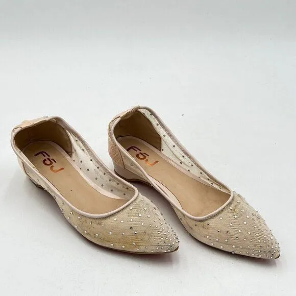 Rhinestone Flats for Women Breathable Mesh Flats Slip On Shoes Comfortable