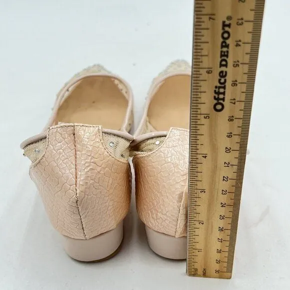 Rhinestone Flats for Women Breathable Mesh Flats Slip On Shoes Comfortable