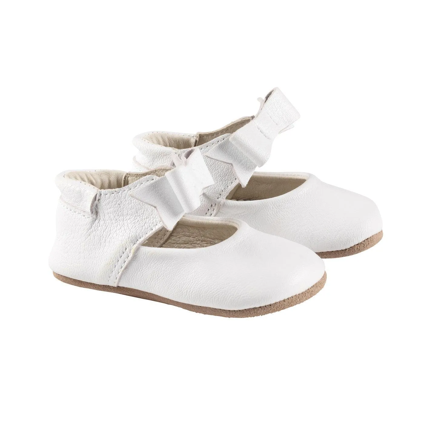 Robeez First Kicks - Sofia Baby Shoes - White