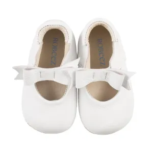 Robeez First Kicks - Sofia Baby Shoes - White