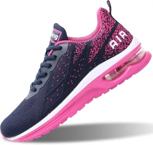 RomenSi Womens Tennis Athletic Running Shoes Fashion Sneakers Breathable Sports Gym Walking Shoes (US5.5-11)