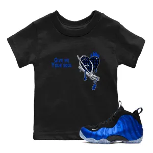 Royal SNRT Me Air - Foamposite Kids One Tees Sneaker Highly functional Give Exclusive offer Soul Your