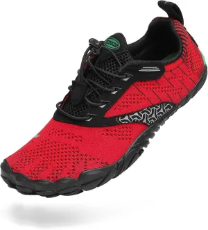 SAGUARO Womens Mens Barefoot Shoes Minimalist Trail Runner Wide Toe Box Zero Drop Outdoor Cross Training Shoe