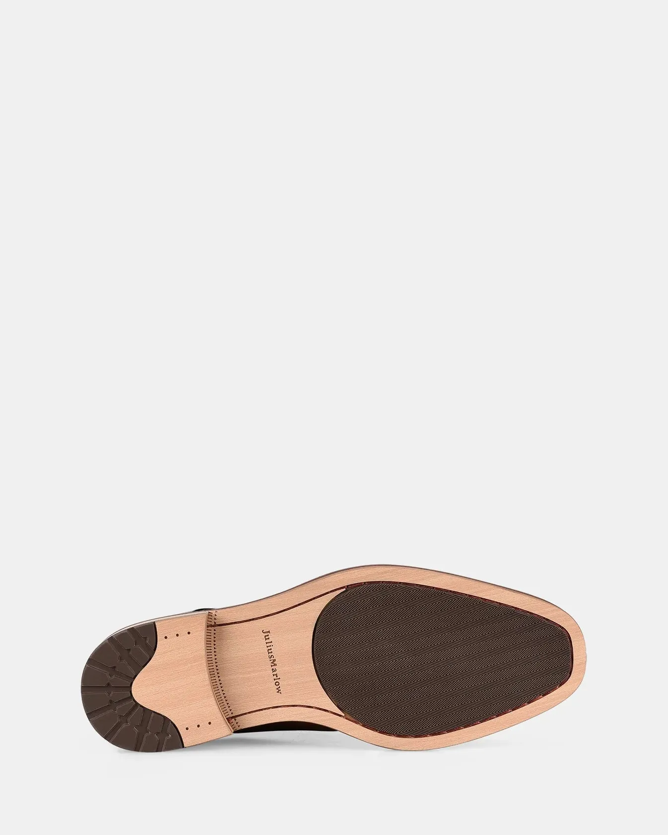 SCRIBBLE DRESS SHOE CHOCOLATE