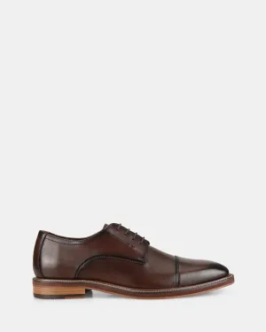 SCRIBBLE DRESS SHOE CHOCOLATE