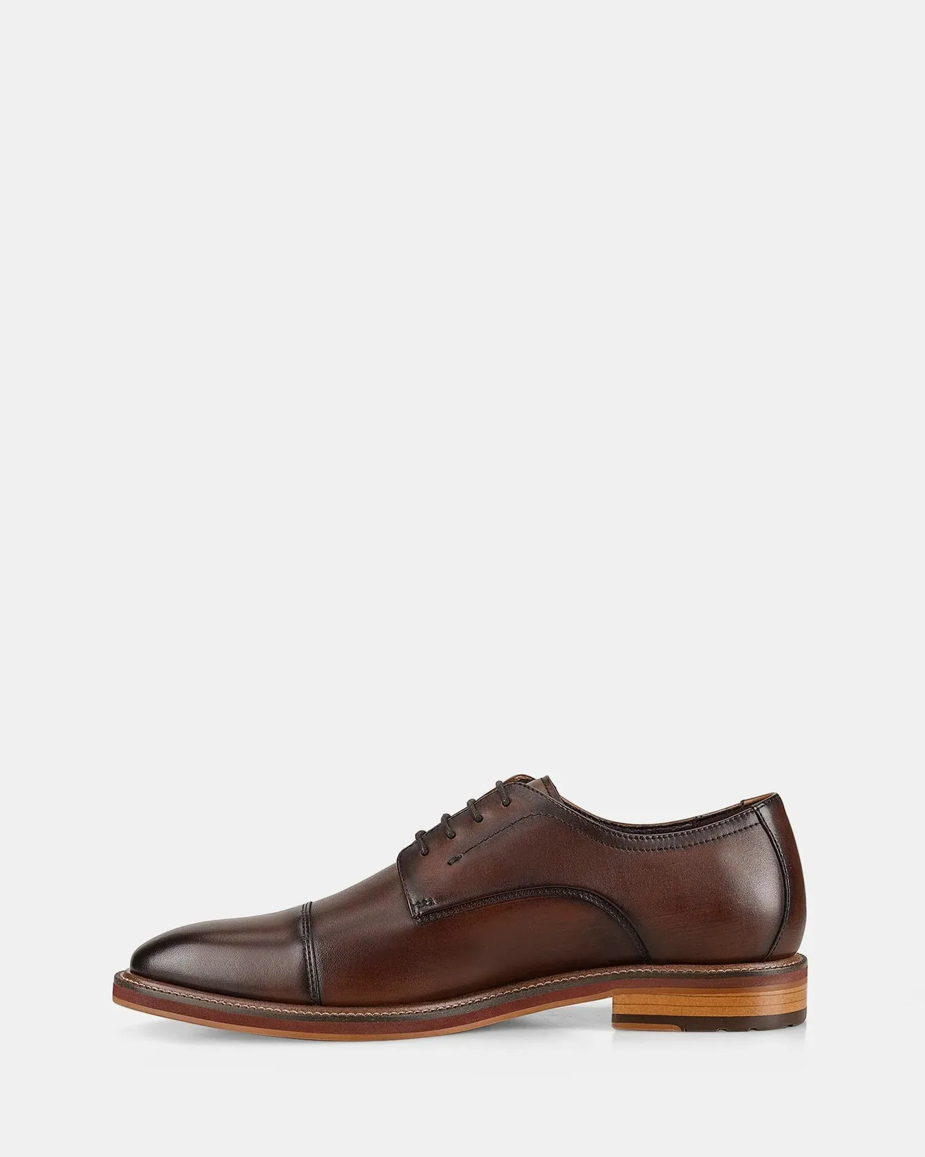 SCRIBBLE DRESS SHOE CHOCOLATE