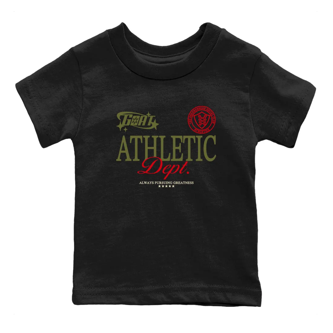 Secure Medium Travis Tees SNRT Athletic Jordan Sneaker Dept 1 Olive Festive offer Scott - Air Goat Kids