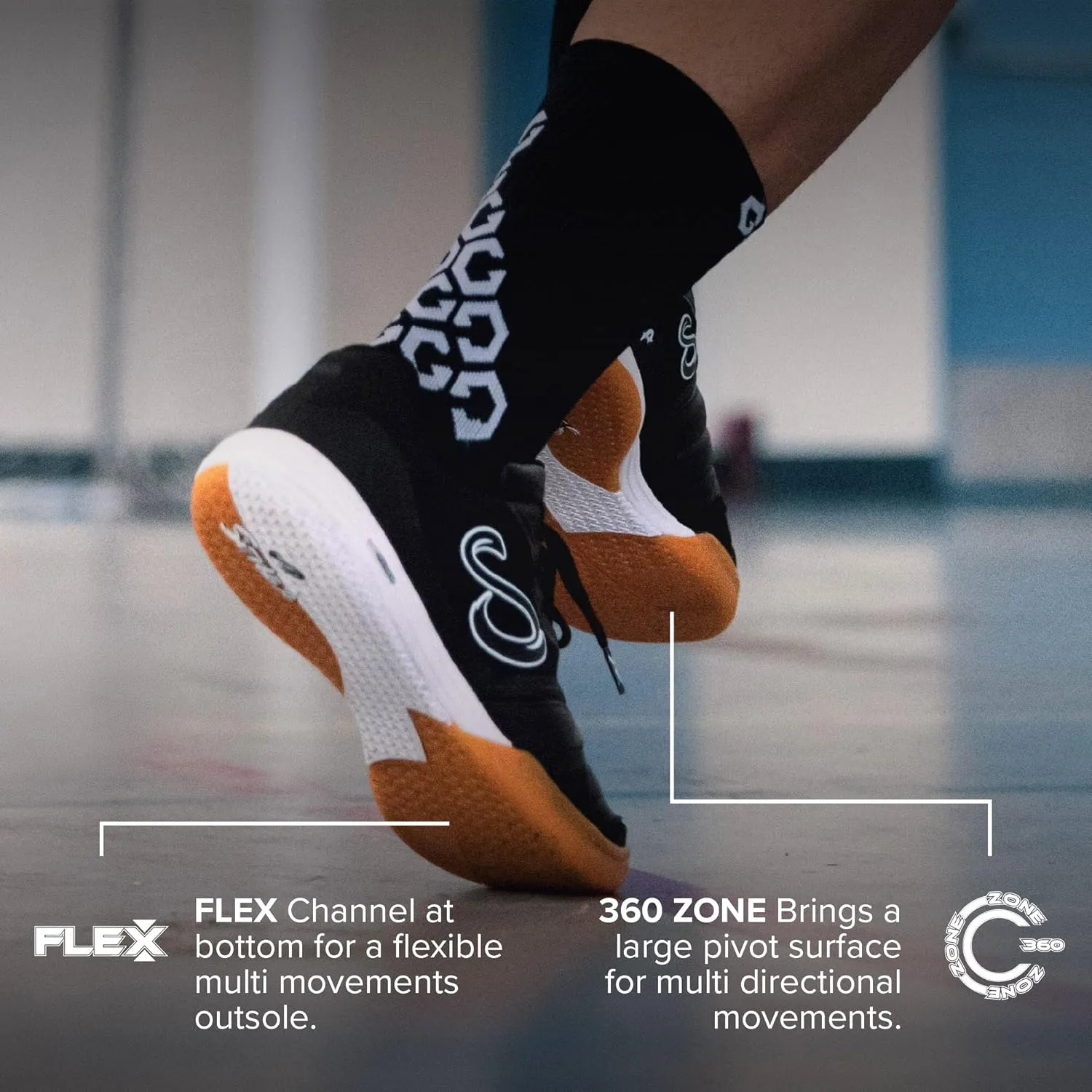 SENDA Ushuaia Club 2.0 Indoor Soccer, Court, and Futsal Shoes, Unisex, Adult and Youth Sizes