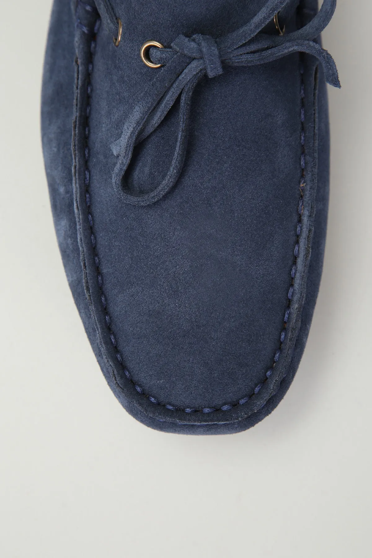 Süet Mavi Erkek Deri Loafer