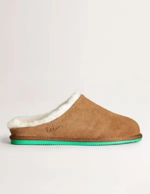 Shearling Slipper-Tan